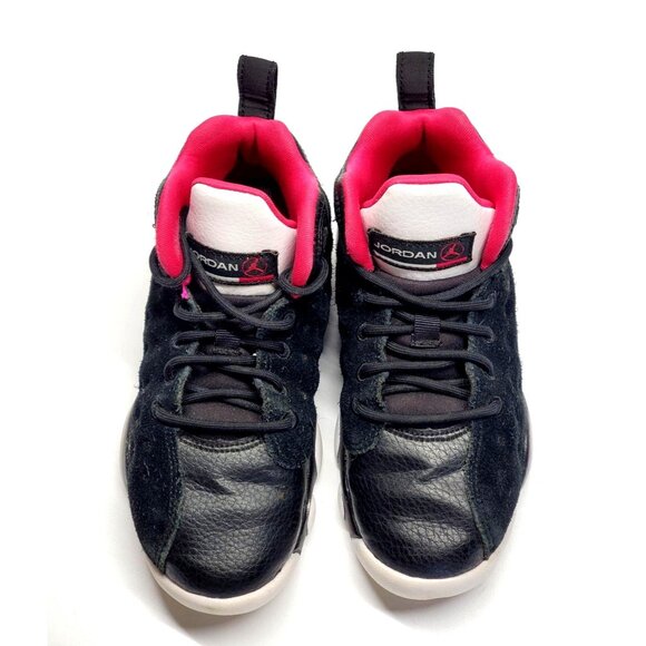 Nike Girls Air Jordan 6 Ring Black Pink White Sneaker size 12 C 557 - Picture 6 of 11